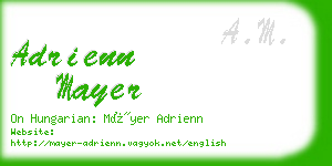 adrienn mayer business card